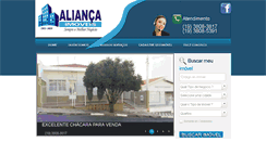 Desktop Screenshot of aliancaimoveisweb.com.br